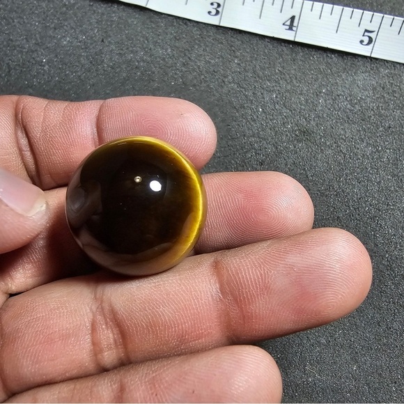 Large Tiger's Eye Sphere Ball Orb Marble 25mm - Picture 2 of 7
